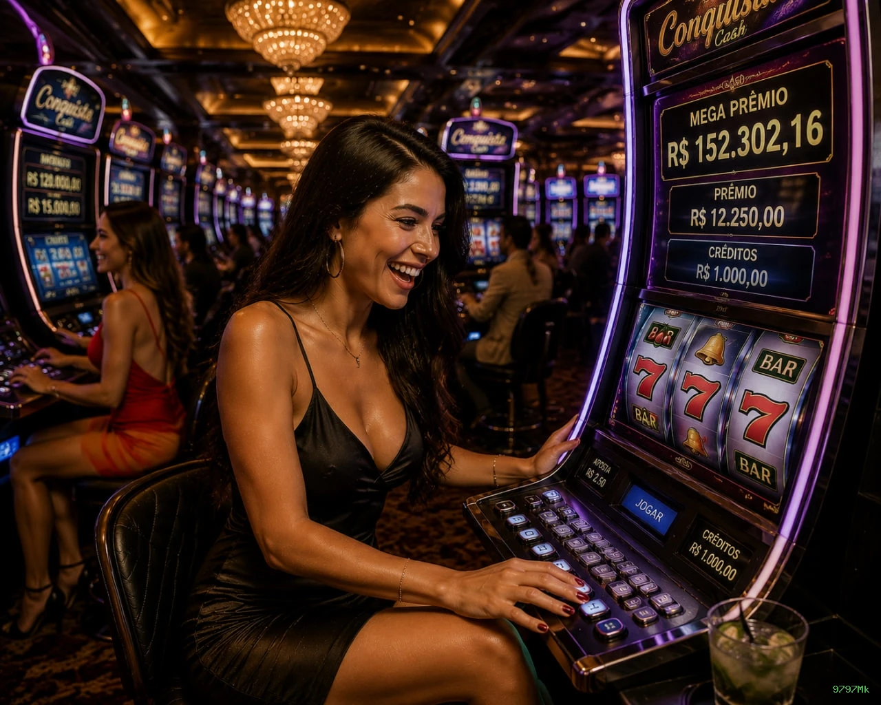 Cassino ao vivo da 9797Mk com dealers reais
